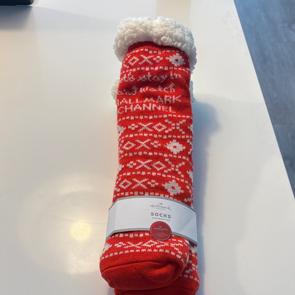 Never worn Hallmark Holiday Socks